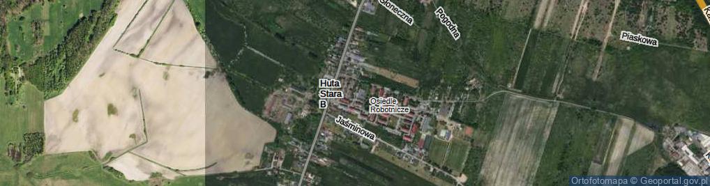 Zdjęcie satelitarne Czysta ul.